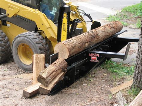 halverson skid steer wood processor|halverson wood attachments.